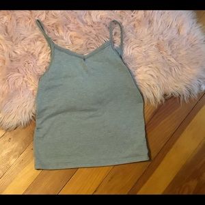 Kids Gray V-Neck Tank Top